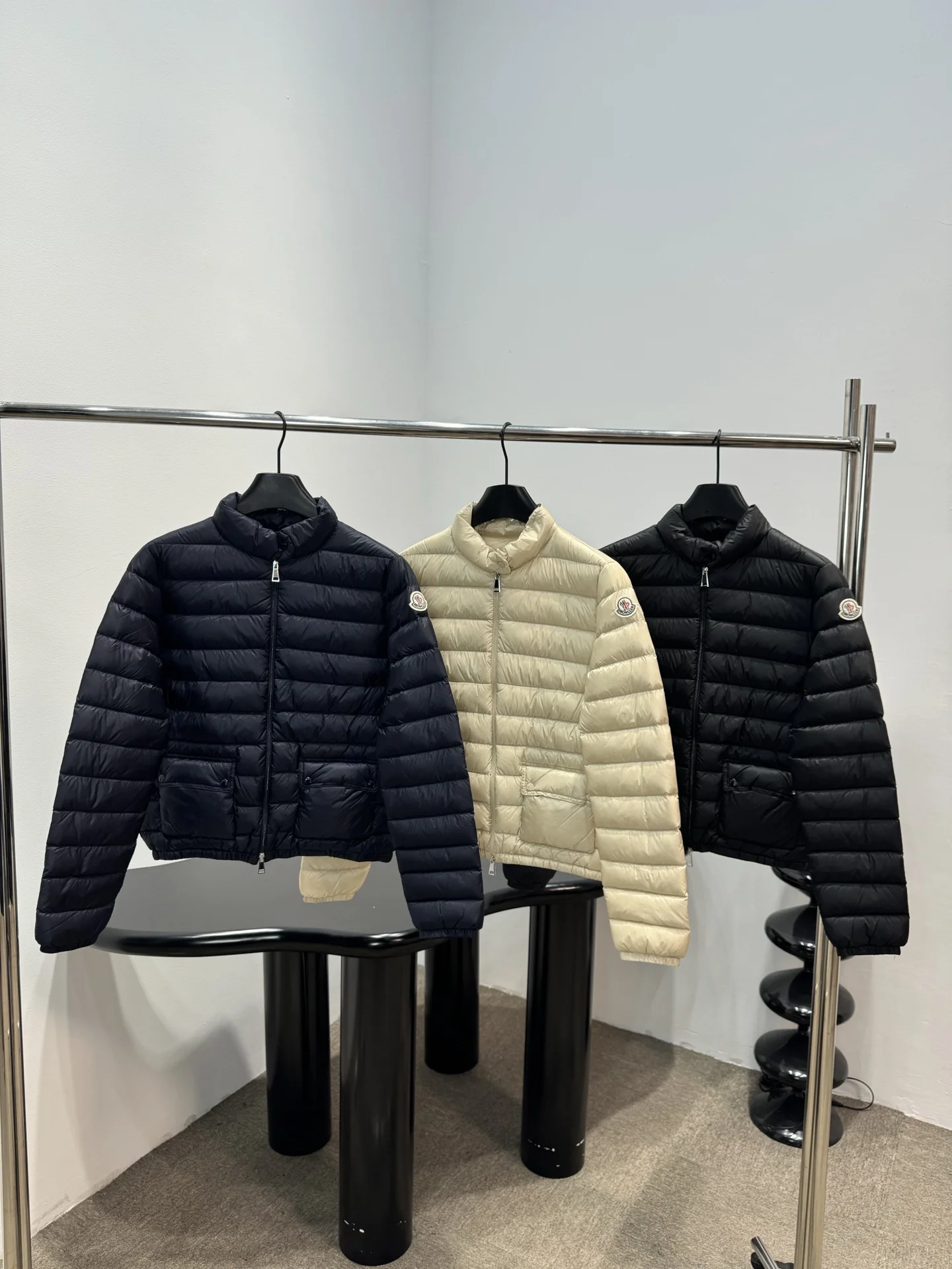 MONCLER Jackets Black-Cream S-L E30202609060342