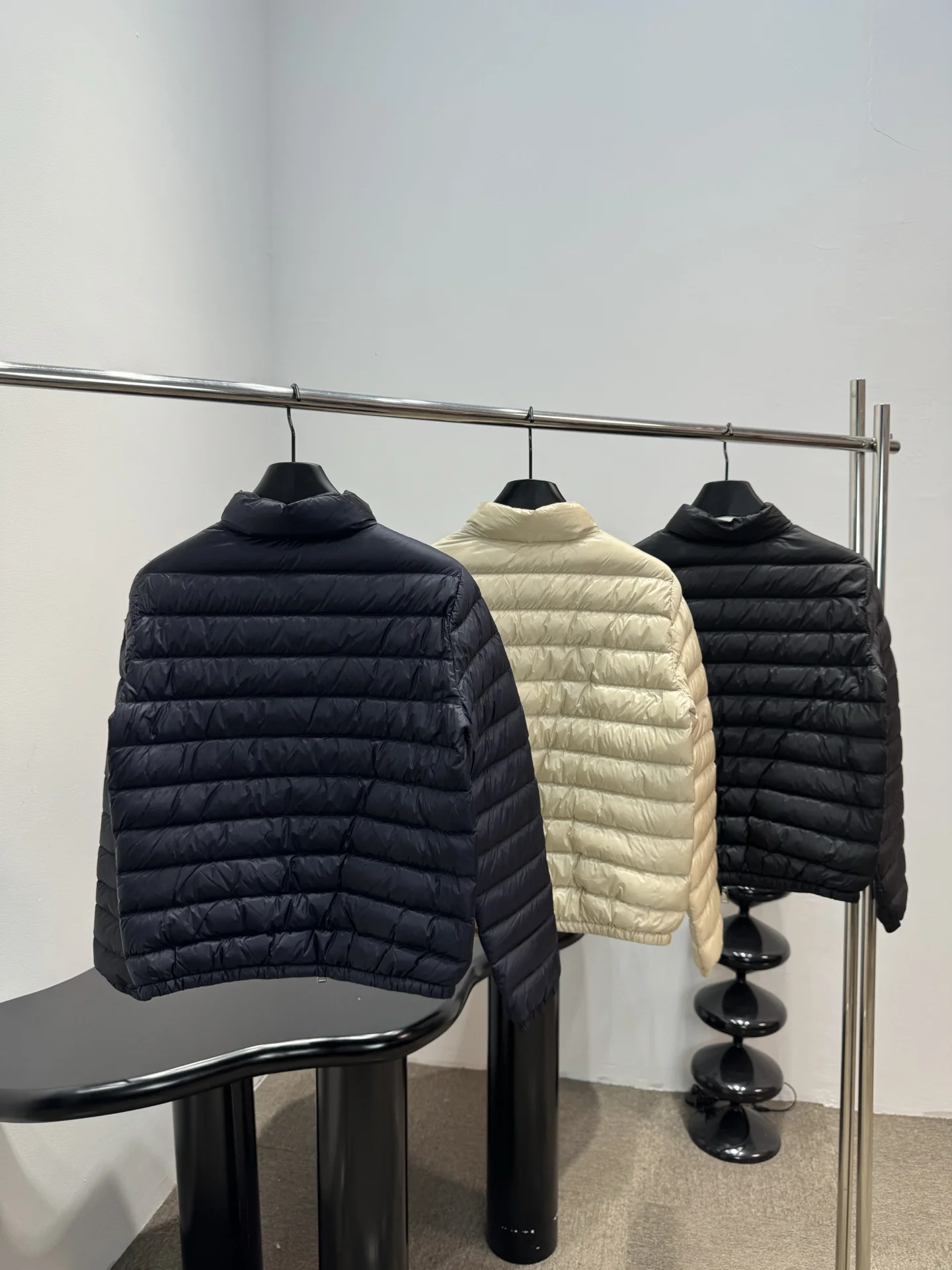 MONCLER Jackets Black-Cream S-L E30202609060342 - Image 3