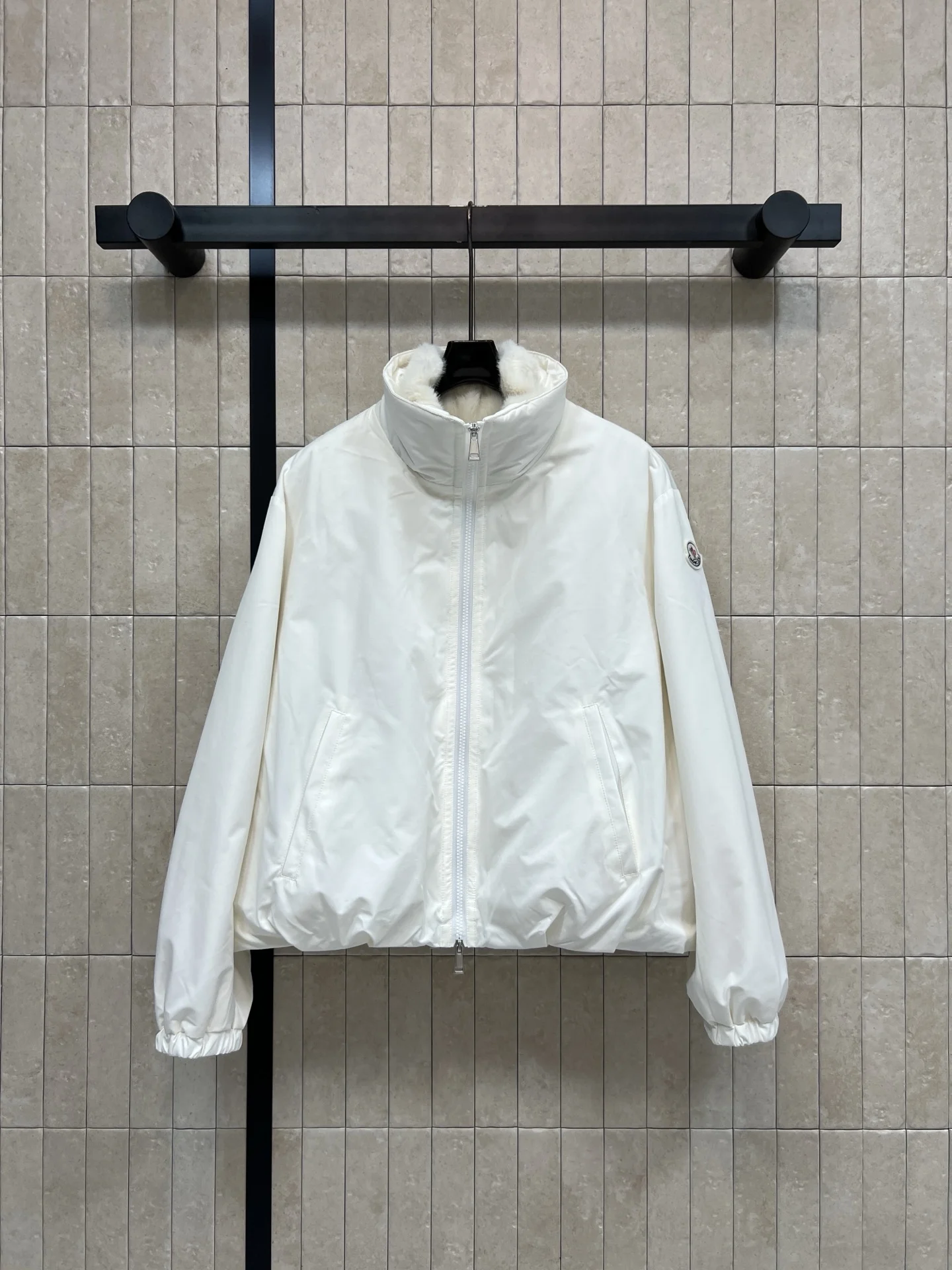 MONCLER Jackets Down White S-M-L E60202609062488
