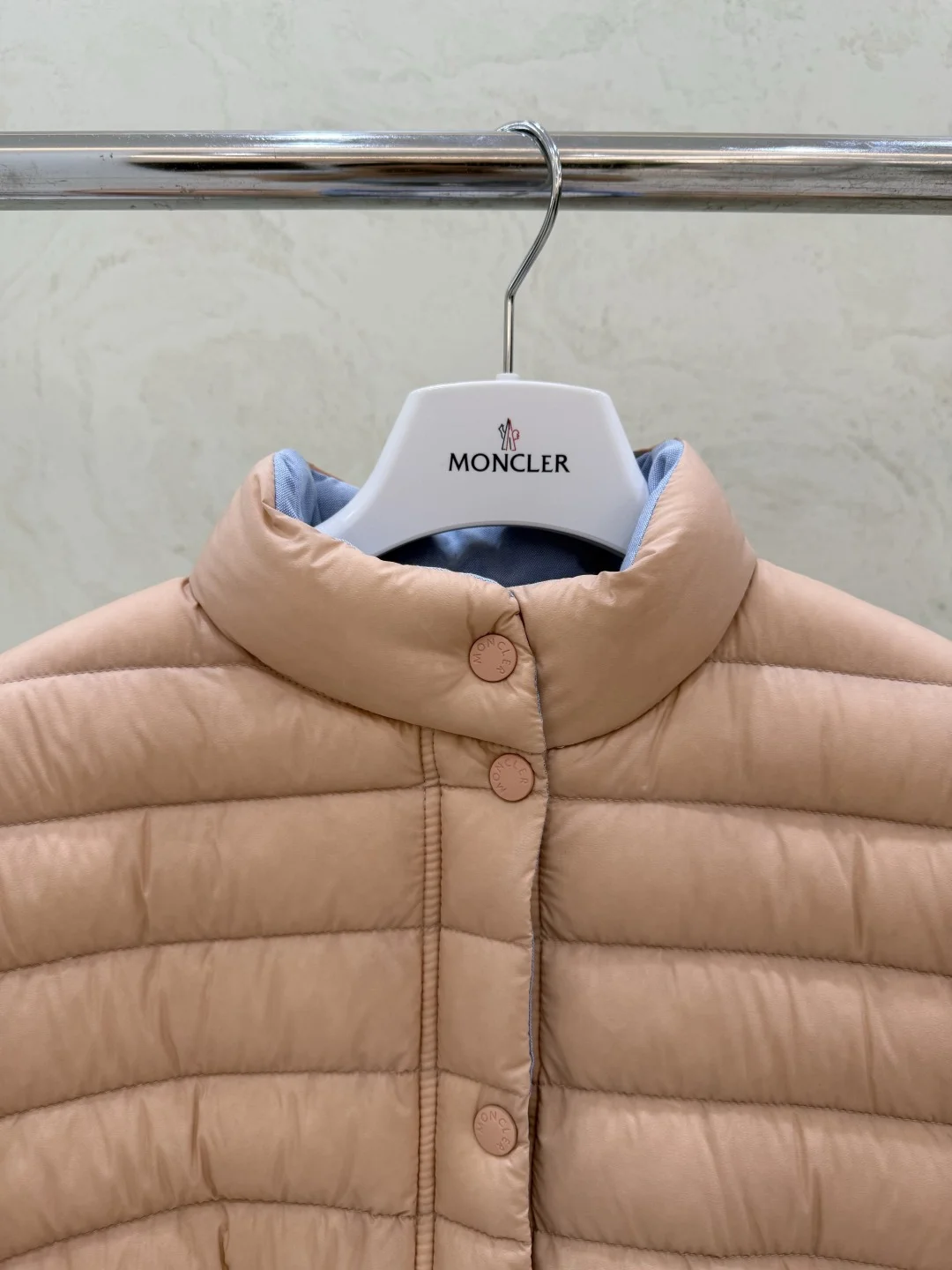 MONCLER Jackets Duck Down Beige S-L E40202609060212 - Image 2