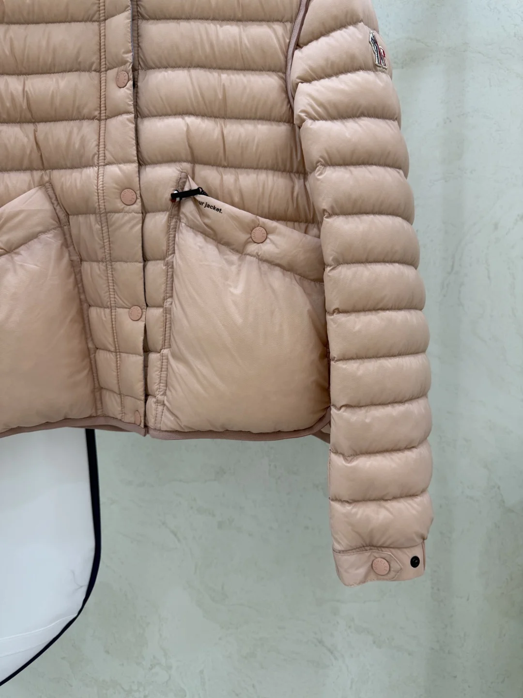MONCLER Jackets Duck Down Beige S-L E40202609060212 - Image 4