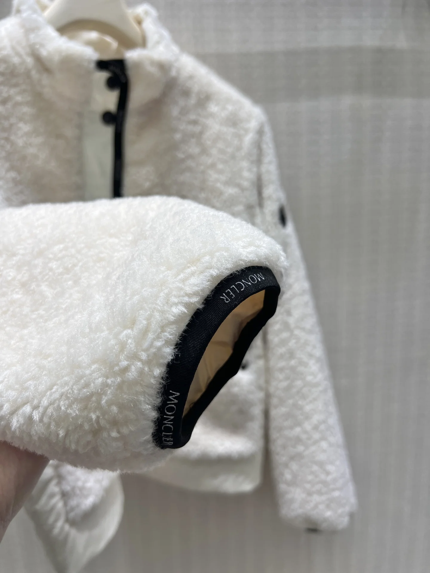 MONCLER Jackets Faux Fur White-Black S_M_L C35202609061828 - Image 8