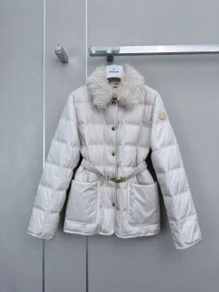 MONCLER Jackets Goose Down Cream-Gold S-L E50202609061070