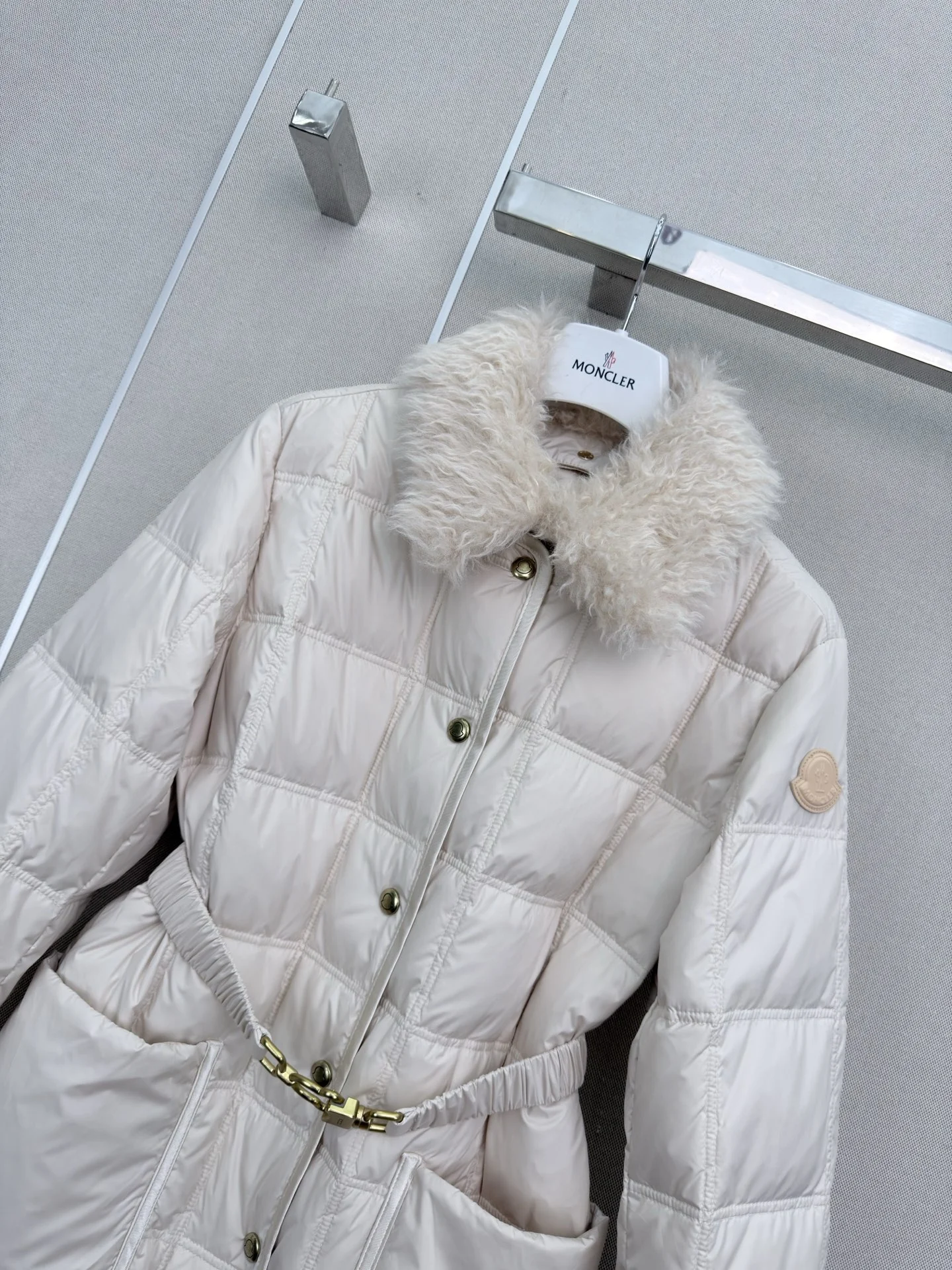 MONCLER Jackets Goose Down Cream-Gold S-L E50202609061070 - Image 2