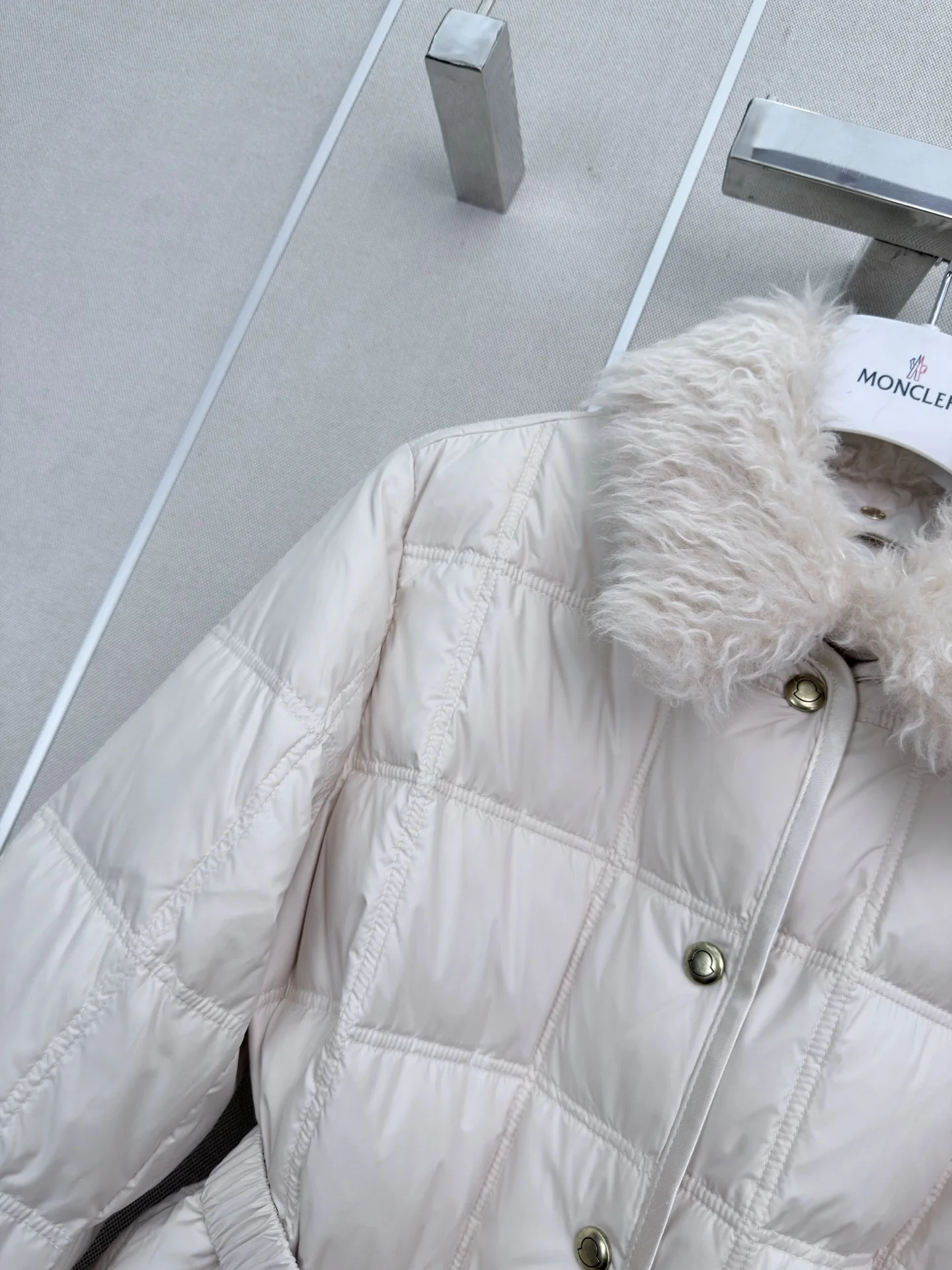 MONCLER Jackets Goose Down Cream-Gold S-L E50202609061070 - Image 3