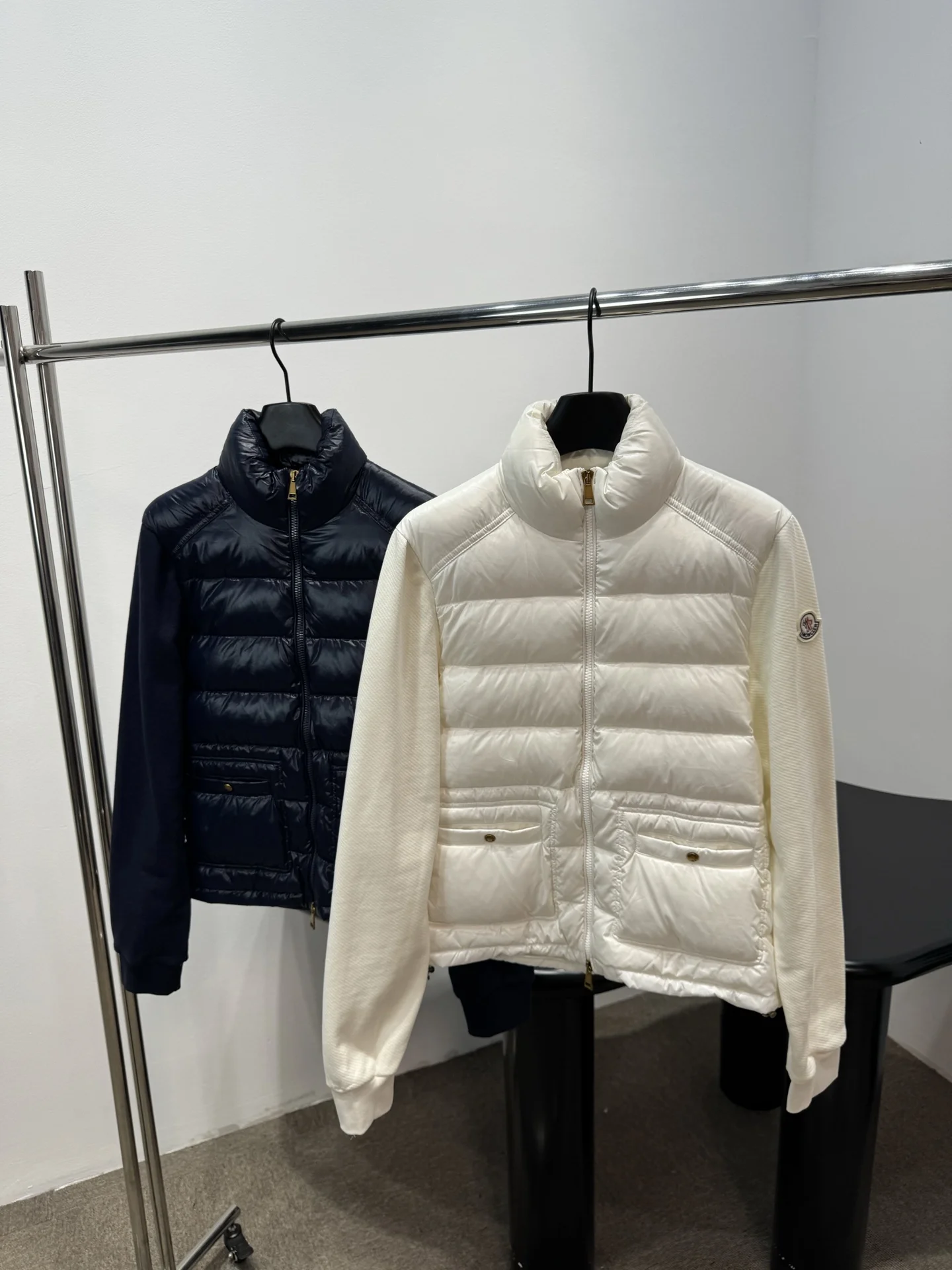 MONCLER Jackets Navy-White S-L C25202609060343 - Image 2