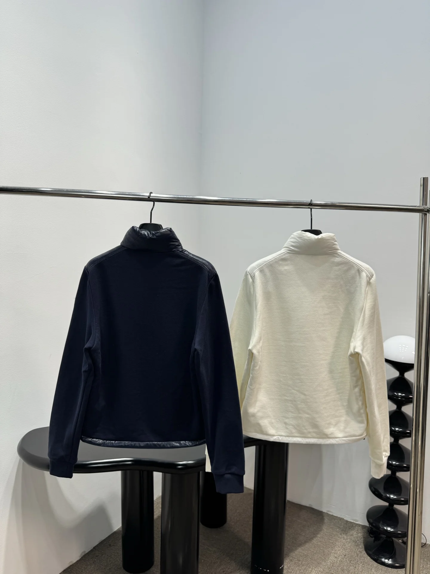 MONCLER Jackets Navy-White S-L C25202609060343 - Image 3