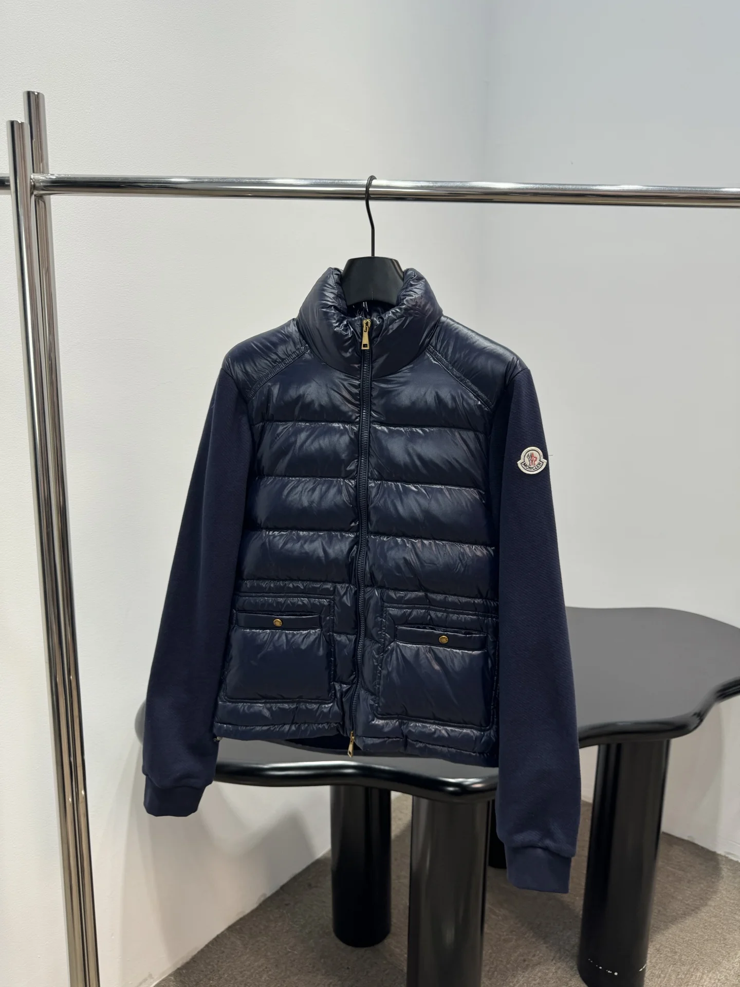 MONCLER Jackets Navy-White S-L C25202609060343 - Image 4