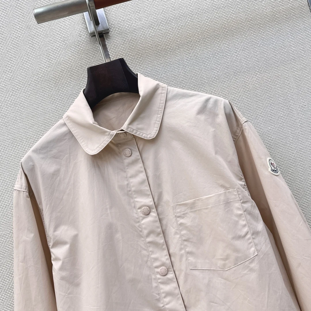 MONCLER Shirts Cotton Beige S-M-L B65202609063440 - Image 4