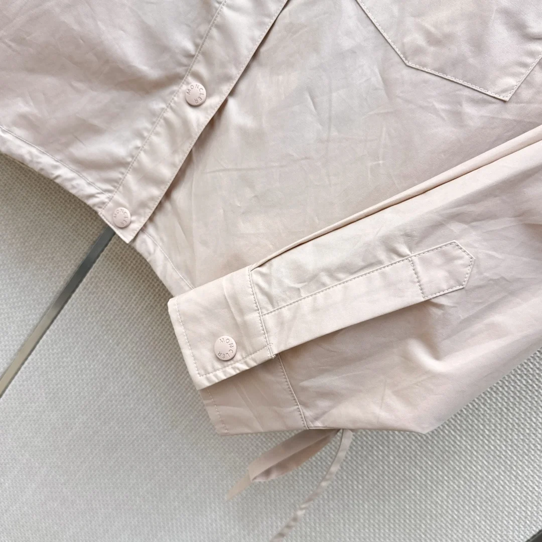 MONCLER Shirts Cotton Beige S-M-L B65202609063440 - Image 8