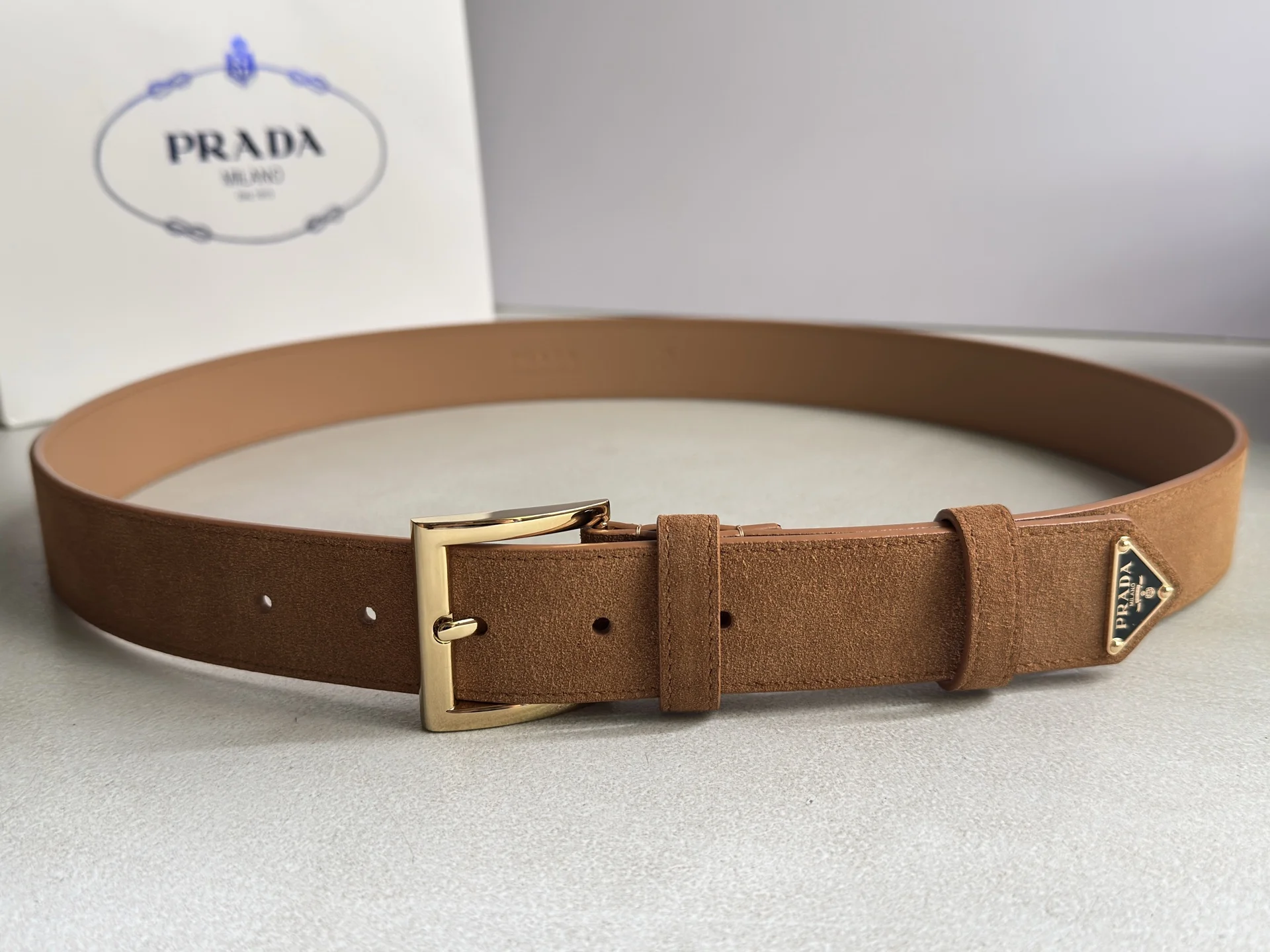 PRADA Belts Brown-Gold A80202609070457
