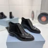 PRADA Booties Calf Leather Black-Silver EU35-41 B90202609110639