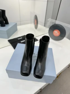 Alternative view of PRADA Booties Leather Black EU35-41 C60202609110637