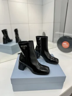 PRADA Booties Leather Black EU35-41 C60202609110638