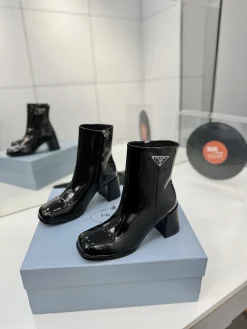Alternative view of PRADA Booties Leather Black EU35-41 C60202609110638