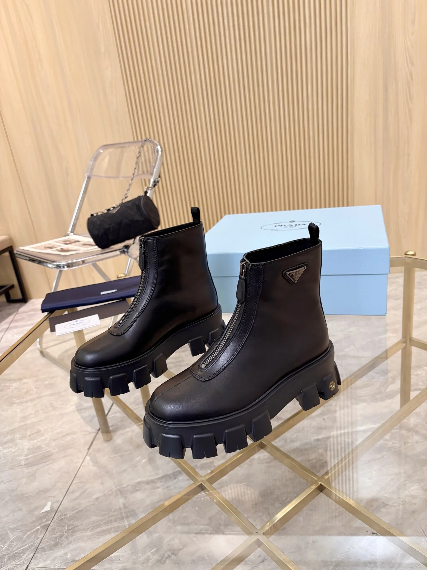 PRADA Boots Black B90202609110885