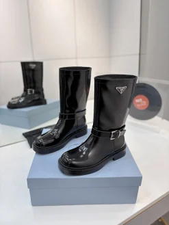 Alternative view of PRADA Boots Cow Leather Black EU35-41 C50202609110630