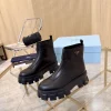 PRADA Boots Suede Leather Black EU35-41 B90202609110884