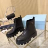 PRADA Boots Suede Leather Black EU35-41 B90202609110889