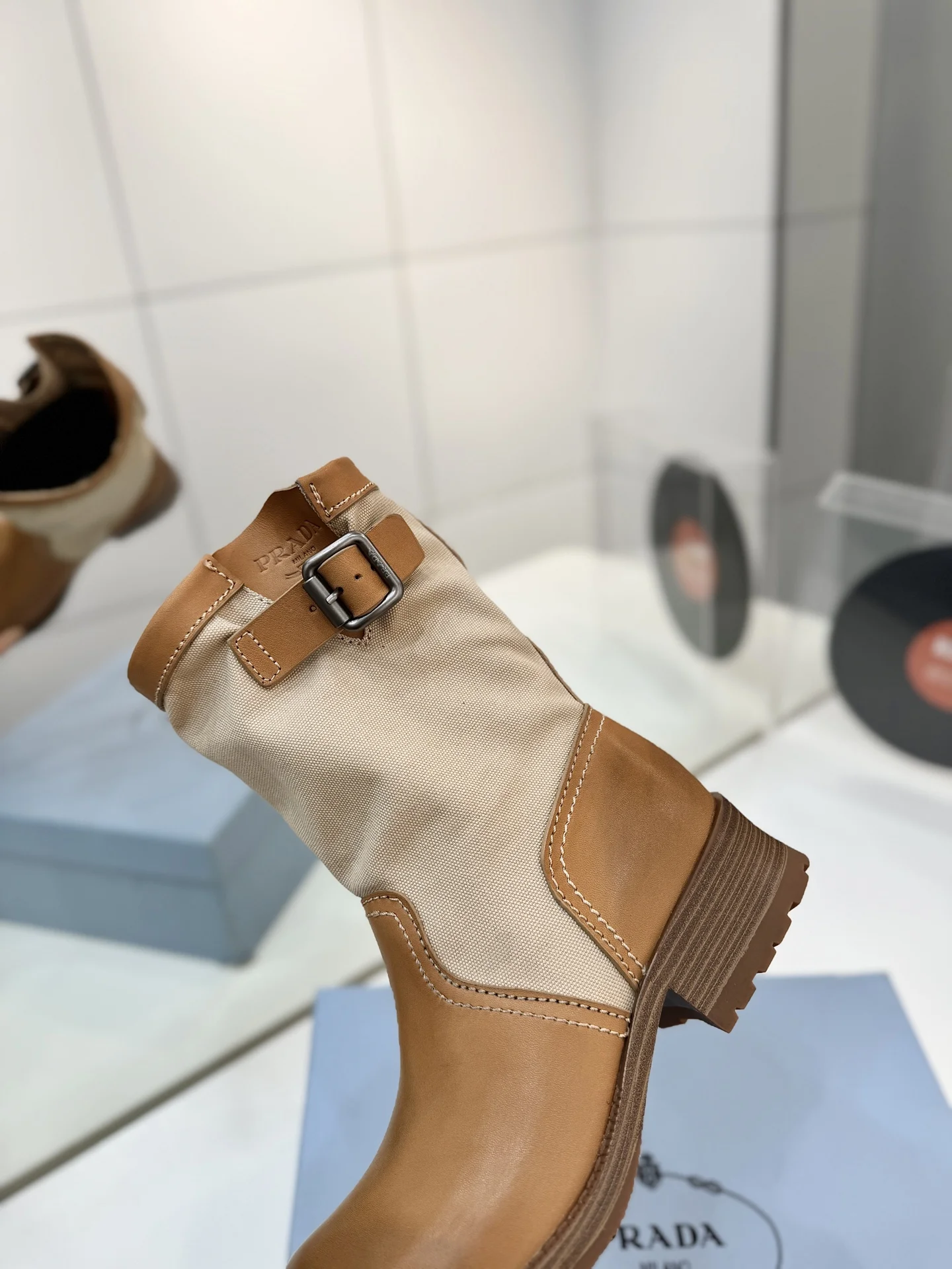 PRADA Boots Tan-Brown C40202609110653 - Image 6