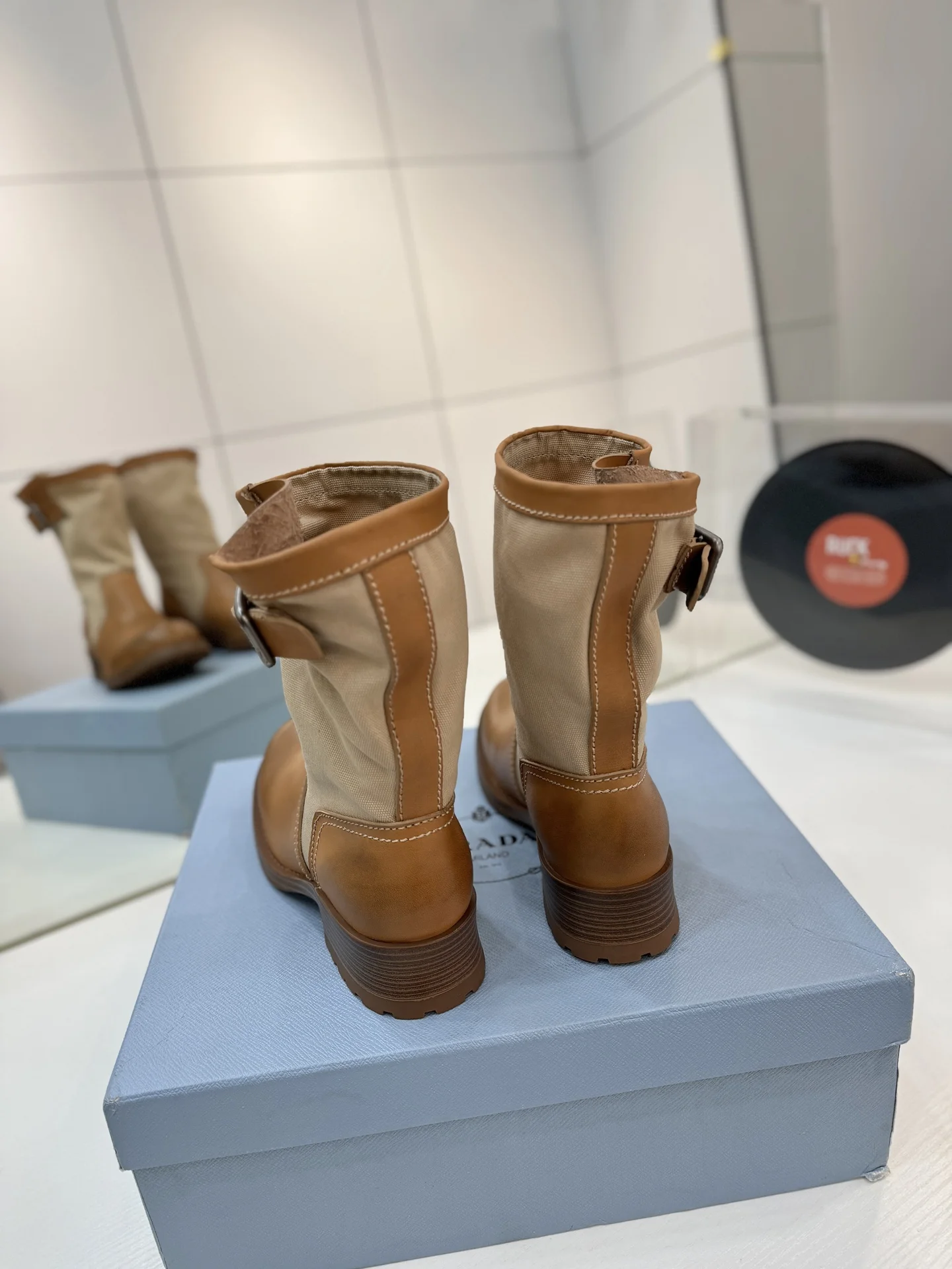 PRADA Boots Tan-Brown C40202609110653 - Image 7