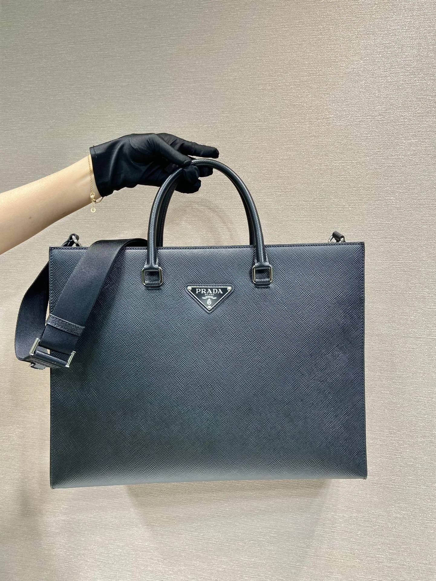 PRADA Briefcases Bags Black 40X30X9CM F50202609090404