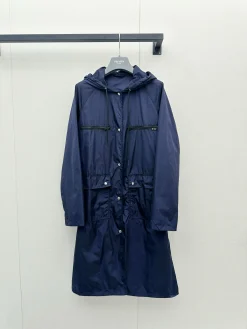 PRADA Coats Blue S-L D15202609061373