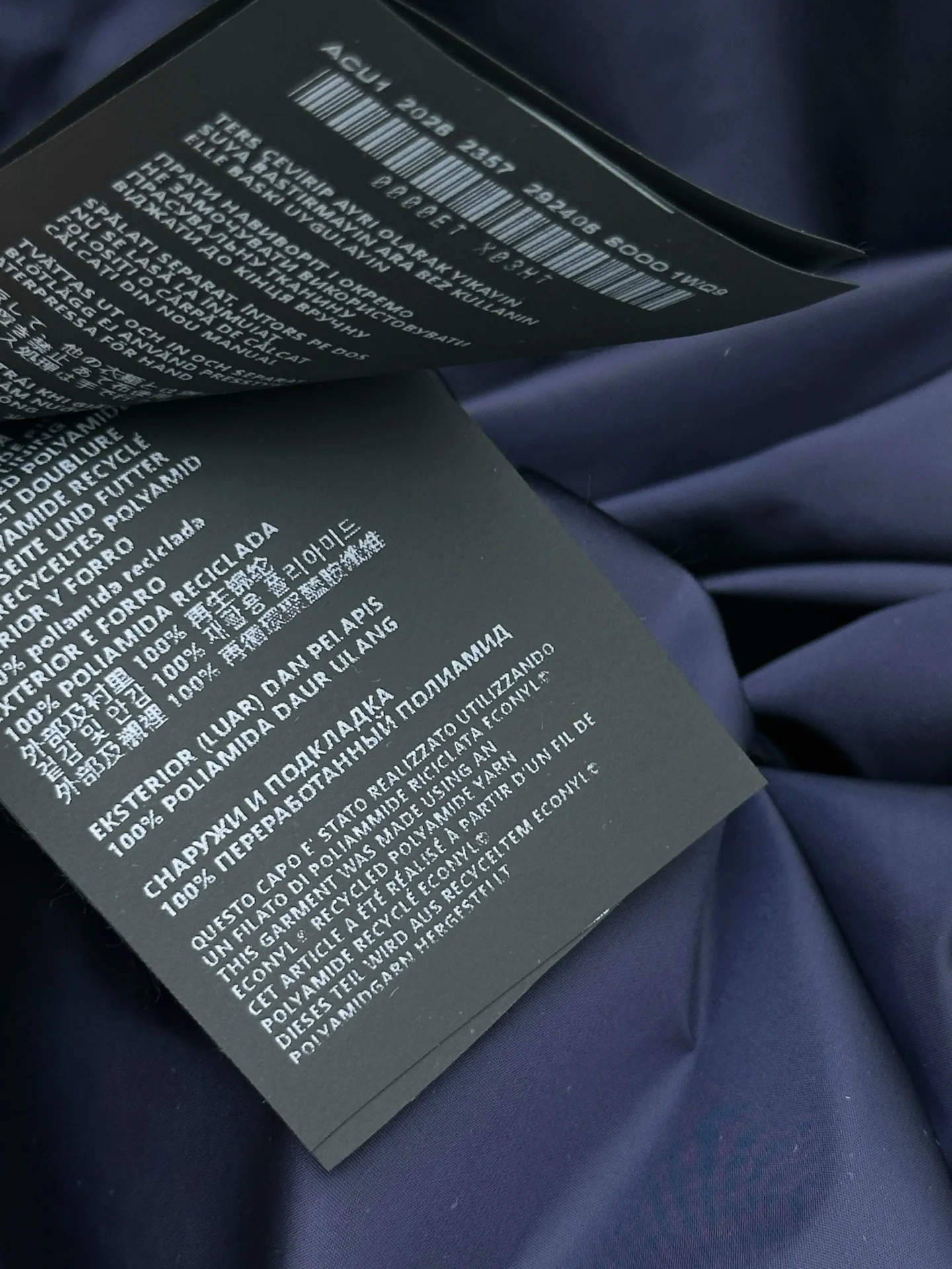 PRADA Coats Blue S-L D15202609061373 - Image 9