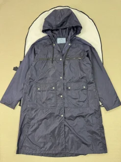 PRADA Coats Navy Blue S-L D25202609060214