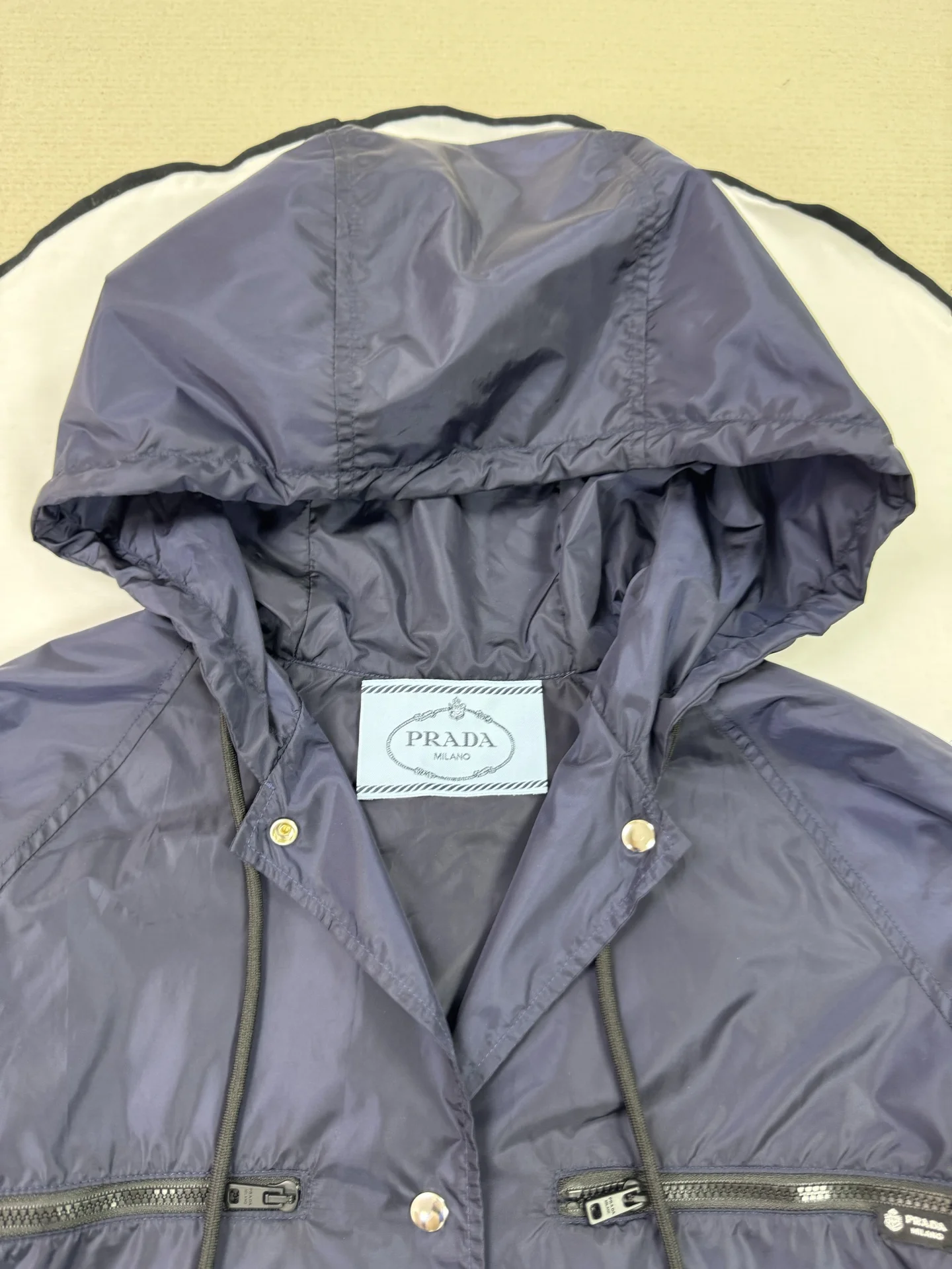 PRADA Coats Navy Blue S-L D25202609060214 - Image 4
