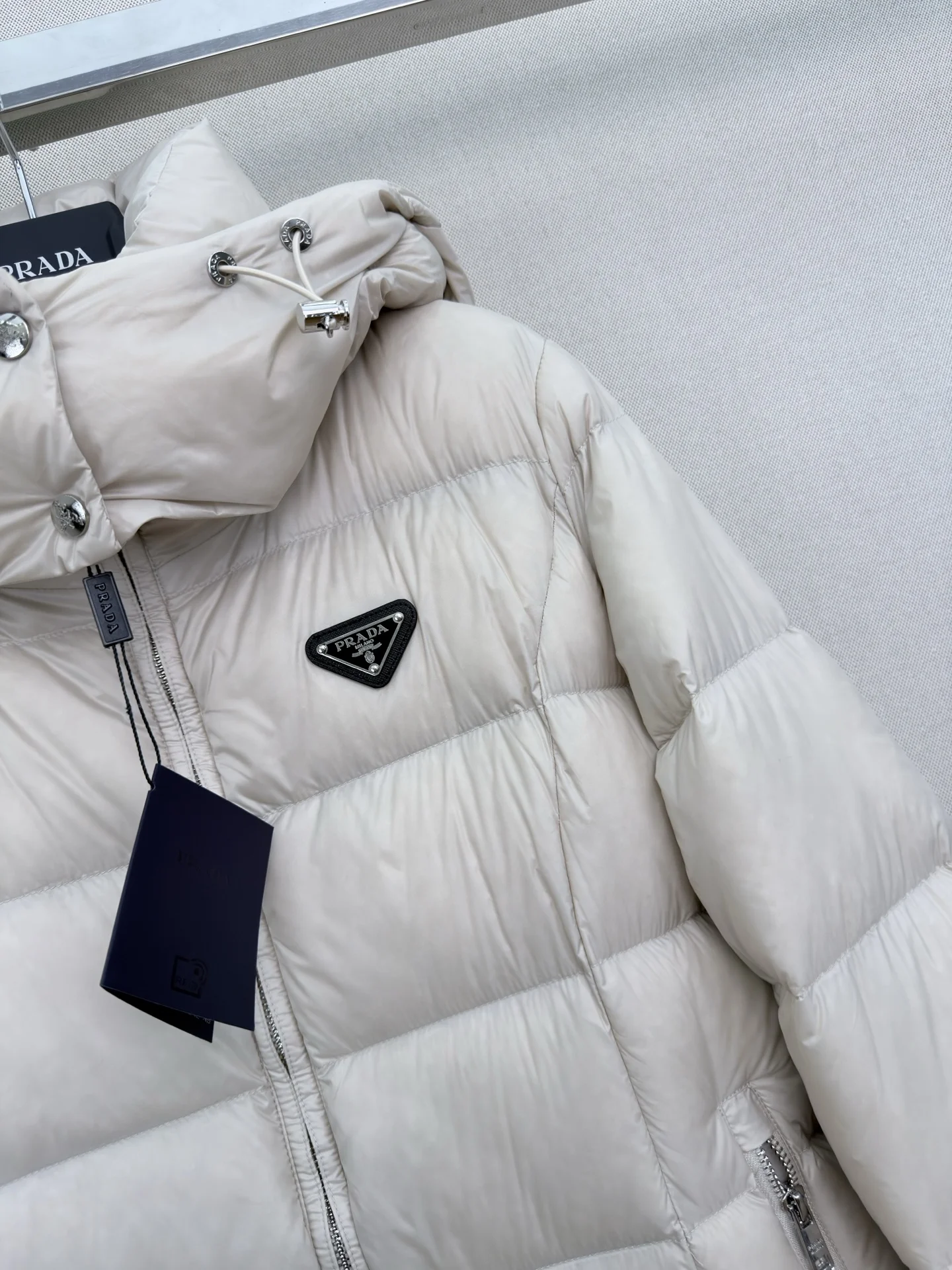 PRADA Coats White-Black S-L F40202609061073 - Image 3