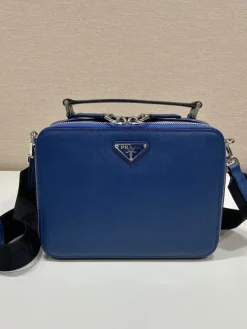 Alternative view of PRADA Crossbody Bags Blue-Black 22X16X6CM D80202609090427