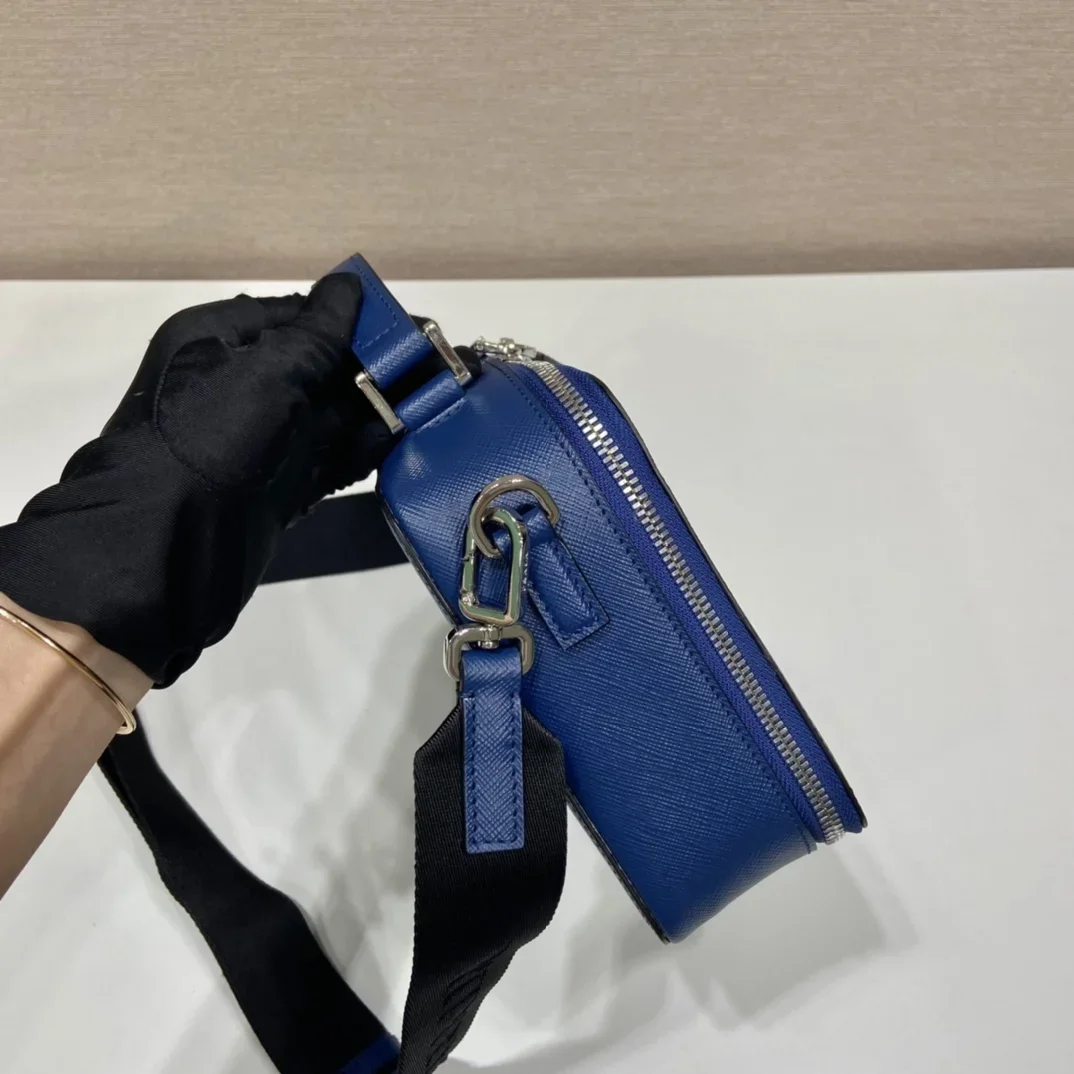 PRADA Crossbody Bags Blue-Black 22X16X6CM D80202609090427 - Image 6