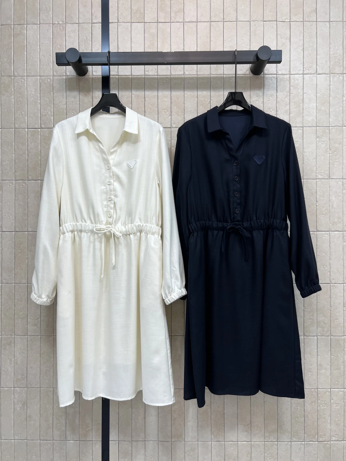 PRADA Dresses Cream-Navy S-M-L B85202609061613