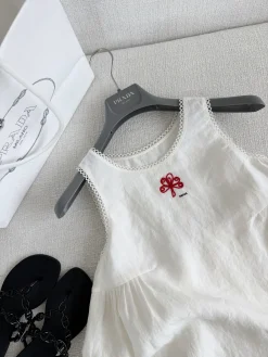 Alternative view of PRADA Dresses White-Red S-L C05202609063136