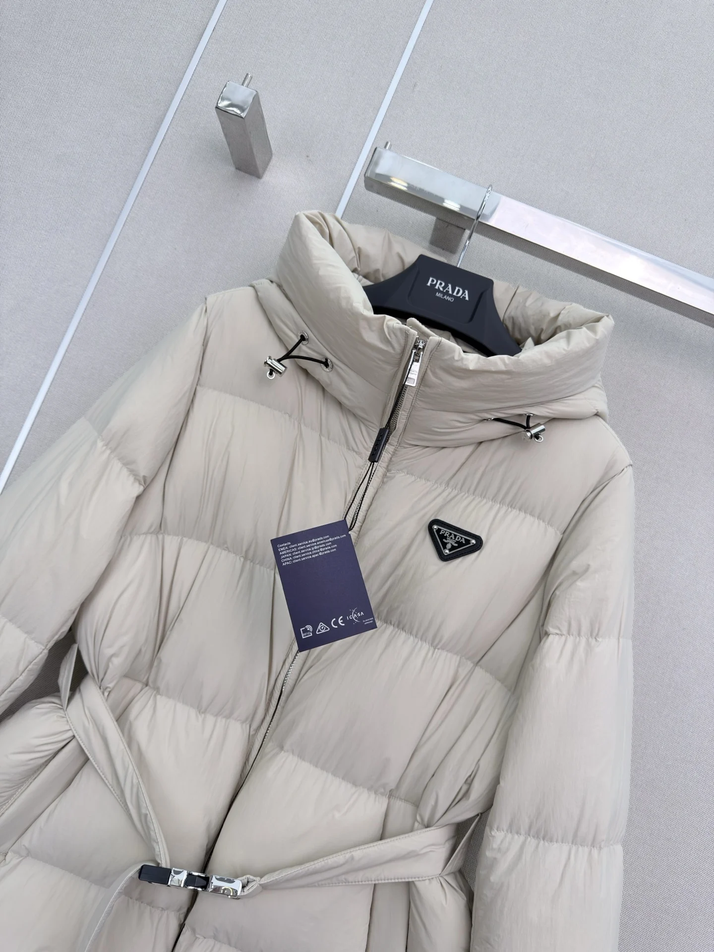 PRADA Jackets Beige-Black S-L E90202609061083 - Image 2