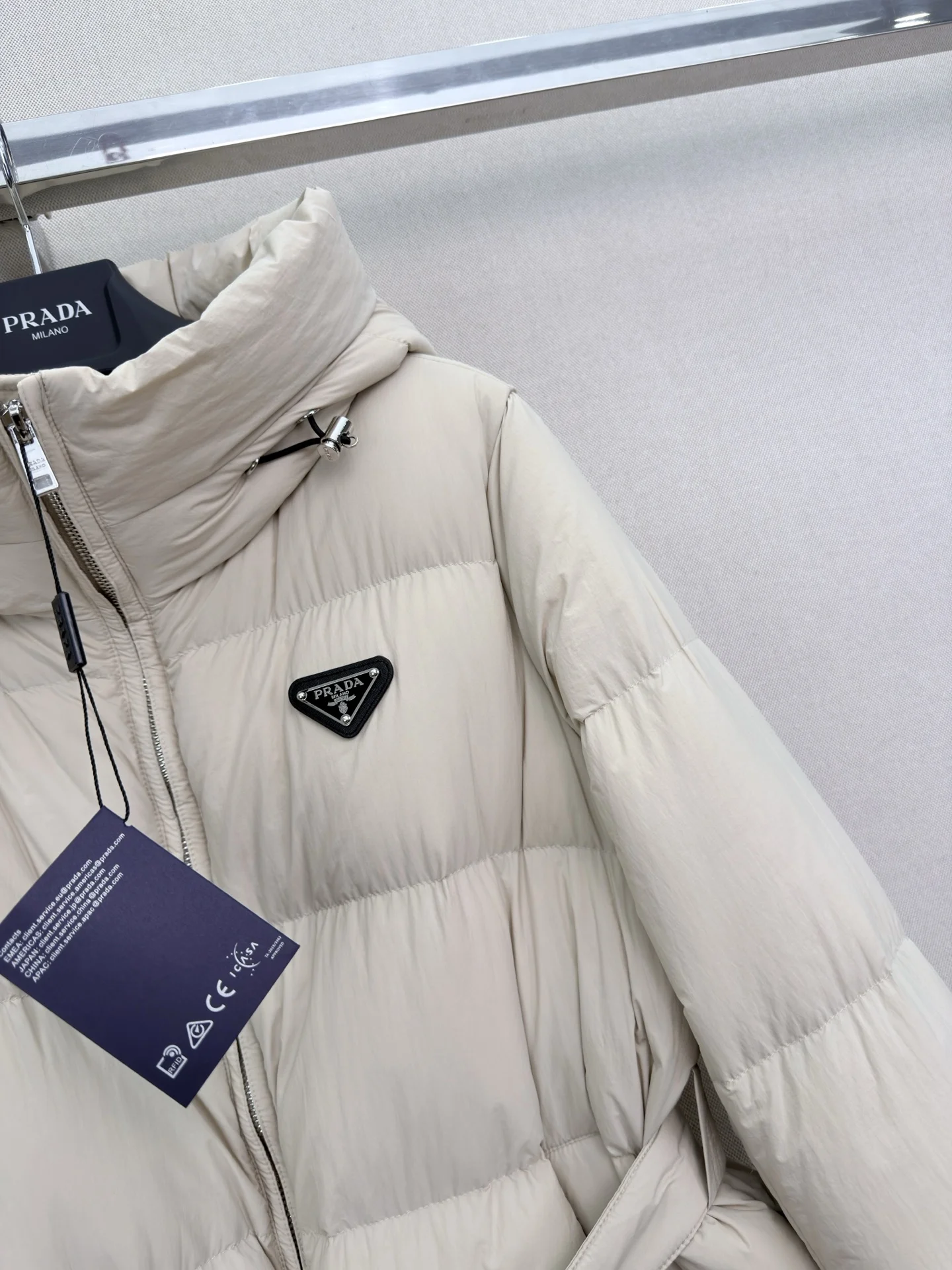 PRADA Jackets Beige-Black S-L E90202609061083 - Image 4