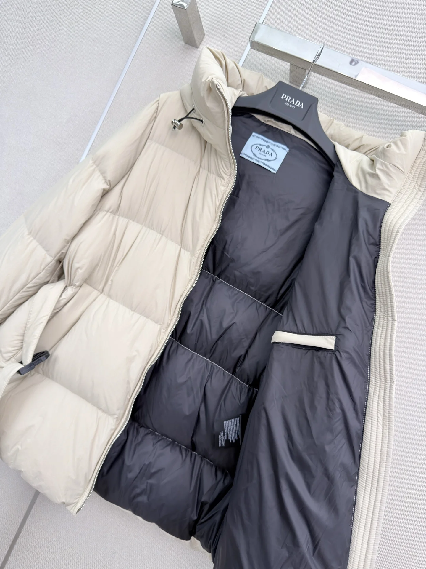 PRADA Jackets Beige-Black S-L E90202609061083 - Image 5