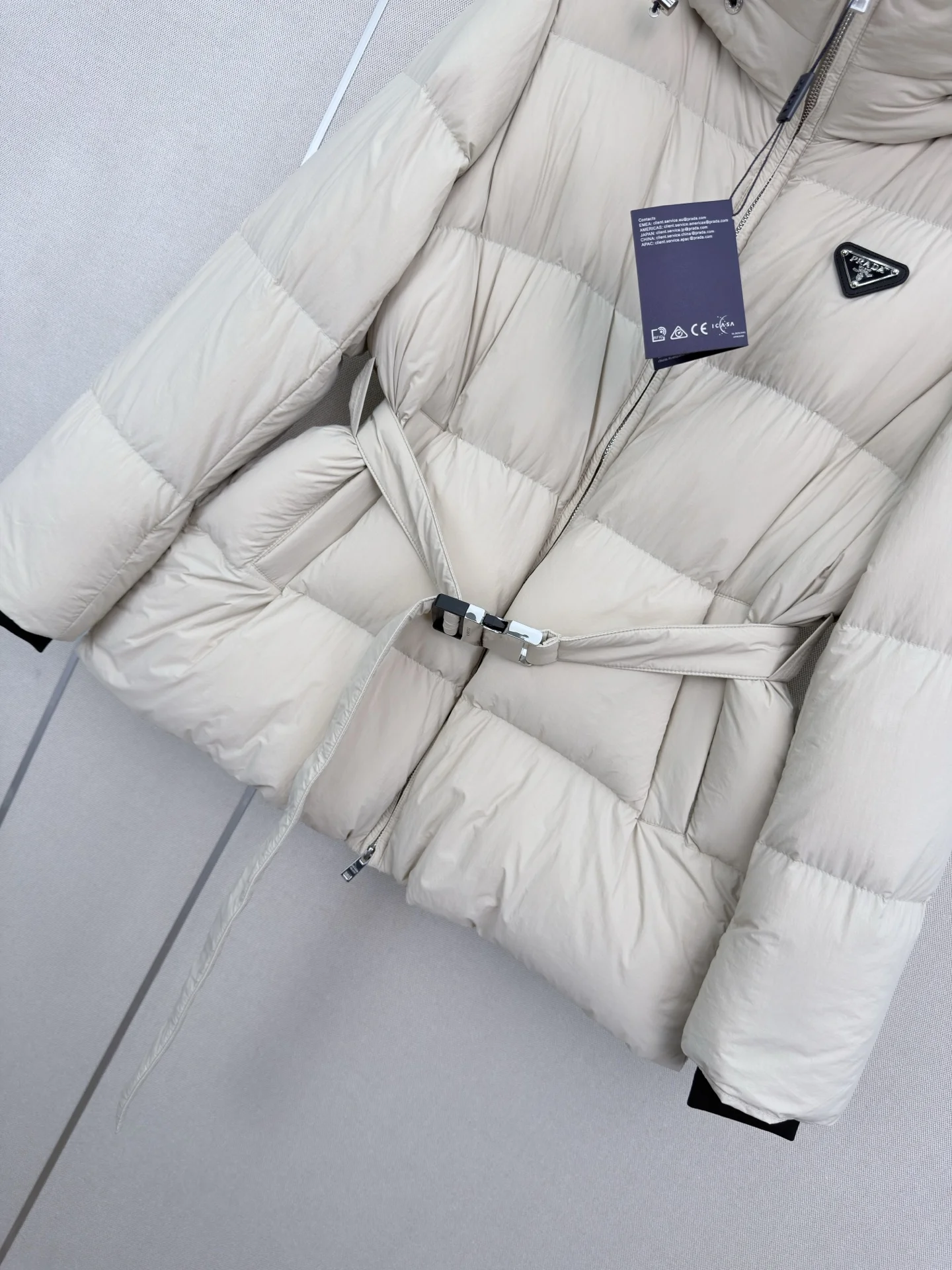 PRADA Jackets Beige-Black S-L E90202609061083 - Image 6