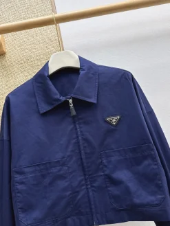 Alternative view of PRADA Jackets Blue-Silver S-L B95202609063313