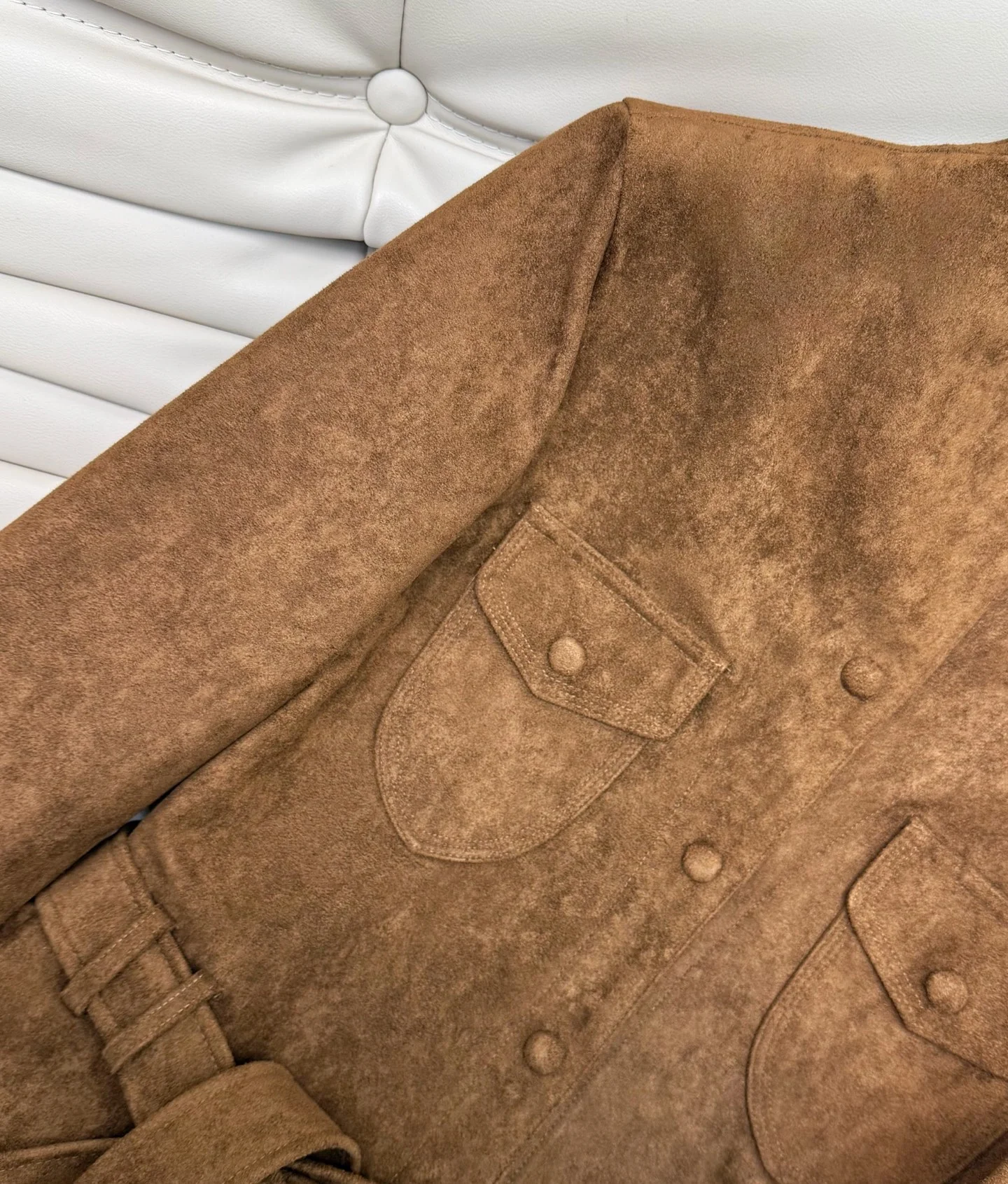 PRADA Jackets Brown-White S-L C35202609060263 - Image 3