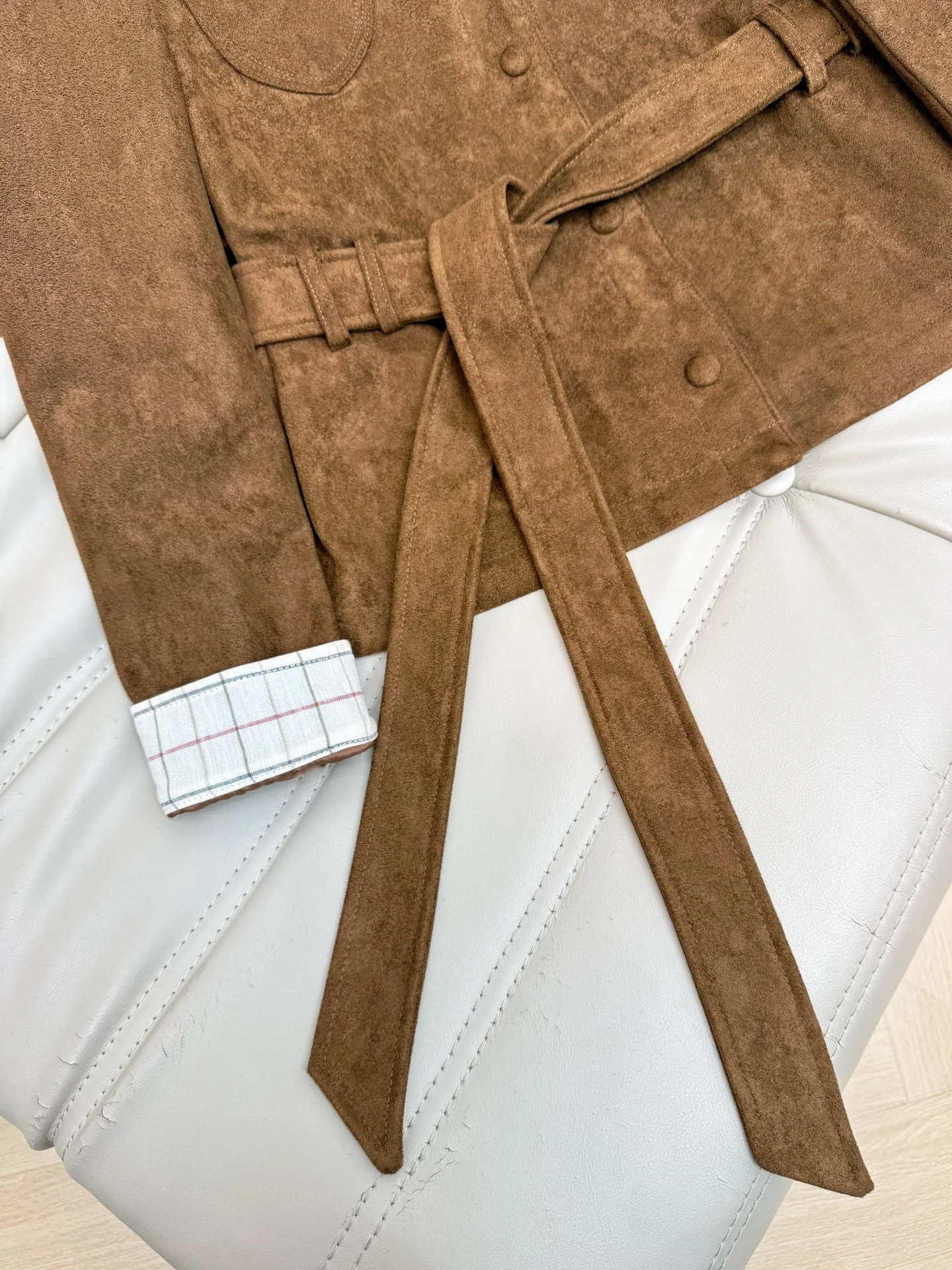 PRADA Jackets Brown-White S-L C35202609060263 - Image 4