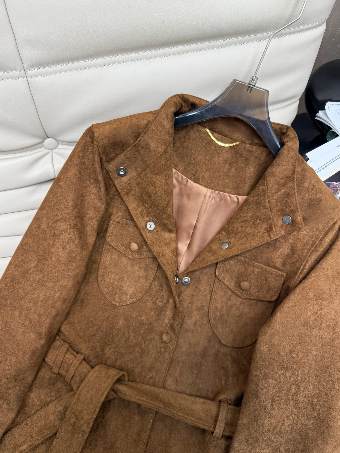 PRADA Jackets Brown-White S-L C35202609060263 - Image 6