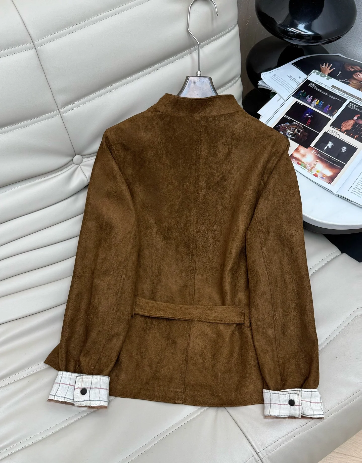 PRADA Jackets Brown-White S-L C35202609060263 - Image 9
