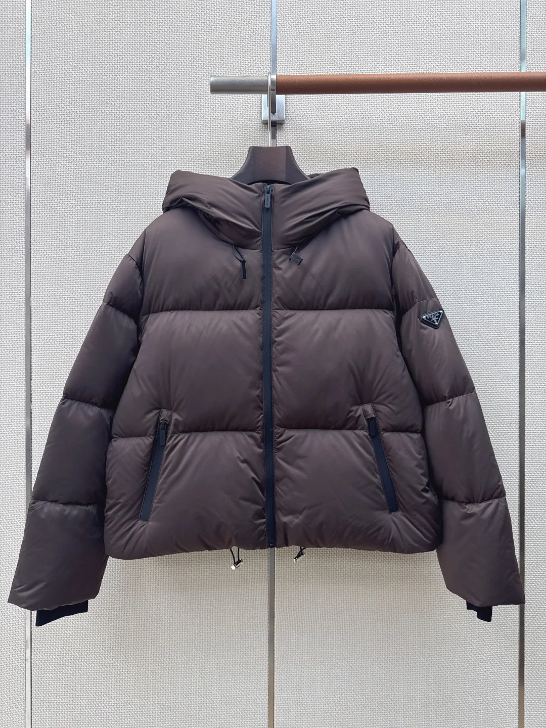 PRADA Jackets Down Brown-Black 38-44 F15202609060627