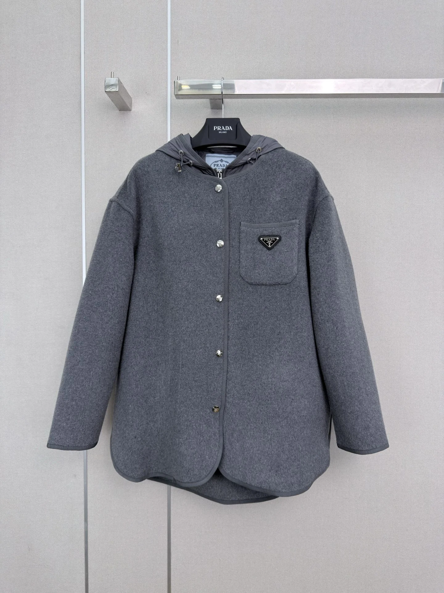 PRADA Jackets Gray S-L F50202609062683