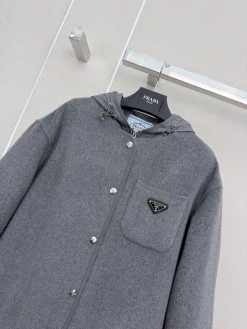 Alternative view of PRADA Jackets Gray S-L F50202609062683