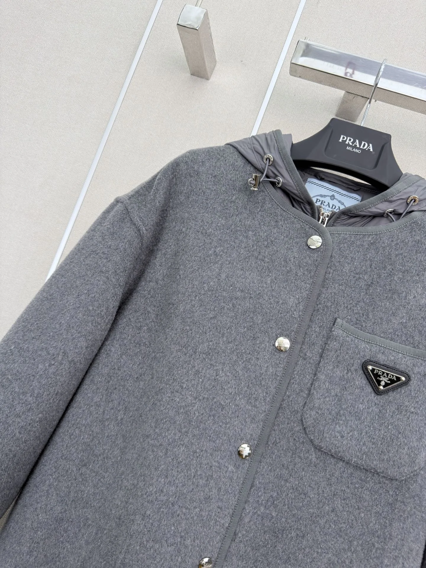 PRADA Jackets Gray S-L F50202609062683 - Image 3