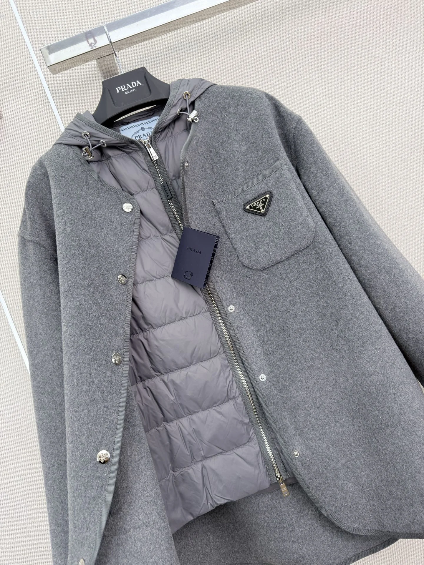 PRADA Jackets Gray S-L F50202609062683 - Image 4