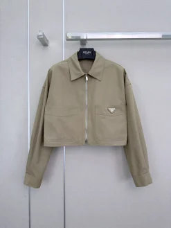 PRADA Jackets Khaki S-L B45202609061975